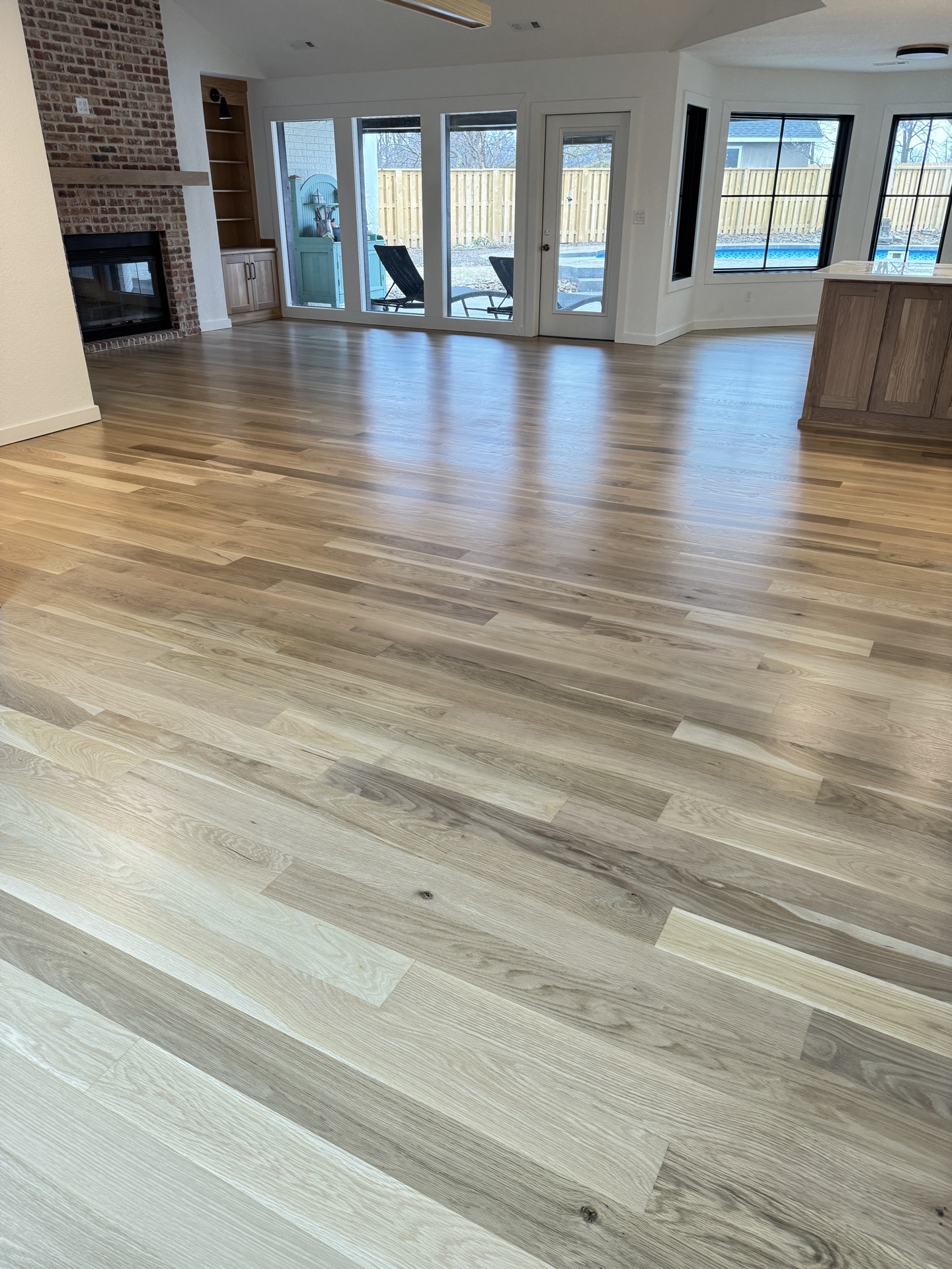 Durable satin hardwood floor finish suited to households with pets, Northwest Arkansas